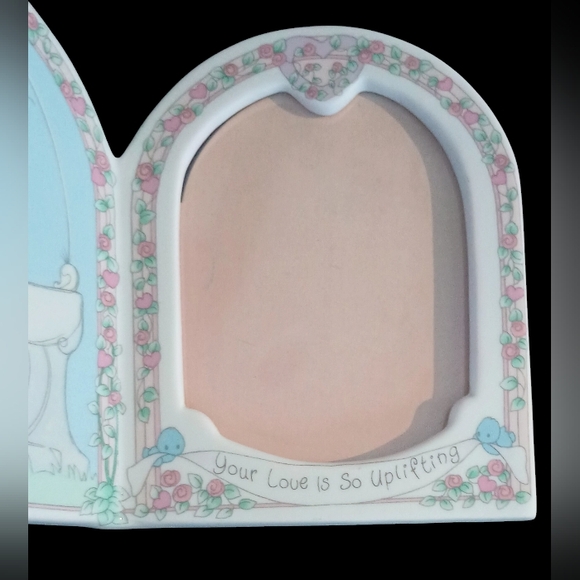 1992 Precious Moments Porcelain Picture Frame - Picture 3 of 5